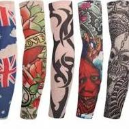 ベ MANSET PRIA DEKER TANGAN LENGAN TATTO TATO FREE STYLE - MANSET TANGAN SEPEDA GOWES PRITING MOTIF T