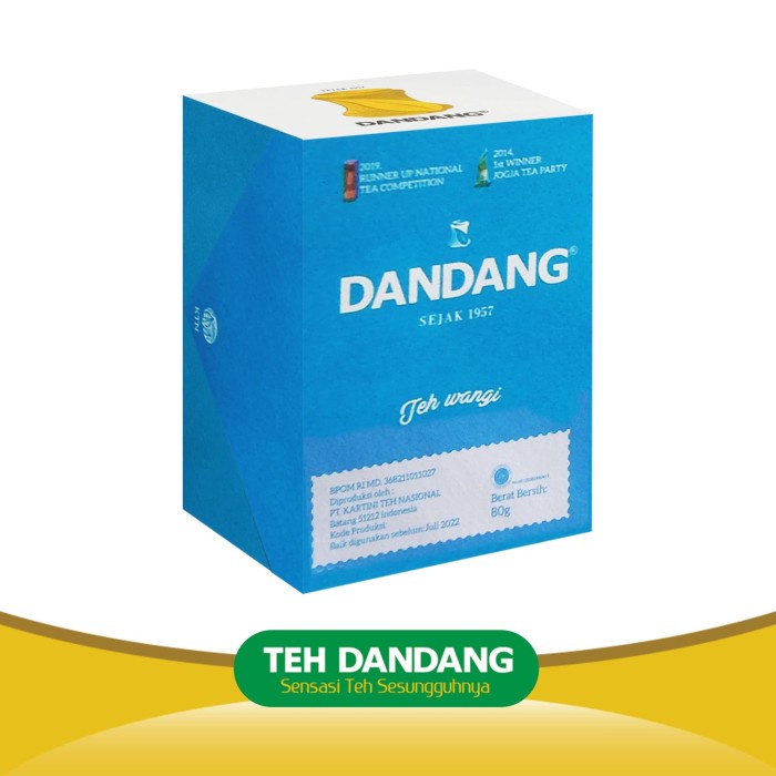 

Teh Dandang Biru 80 gr - Teh Tubruk - 1 Slop isi 5 Box 80gr