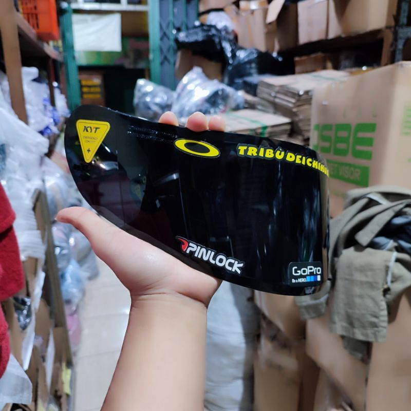 COD||paket ganteng Kaca helm full face flat visor iridium buat helm kyt rc-7/ kyt r10/k2r/mds Viktory