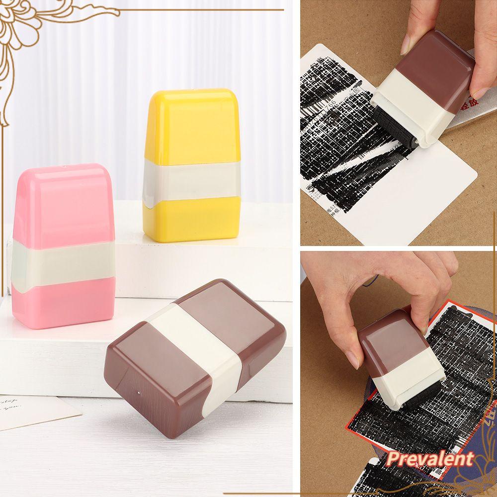 Preva Security Stamp Roller Portable Roller Stamp Self-Inking Pelindung Privasi Roller