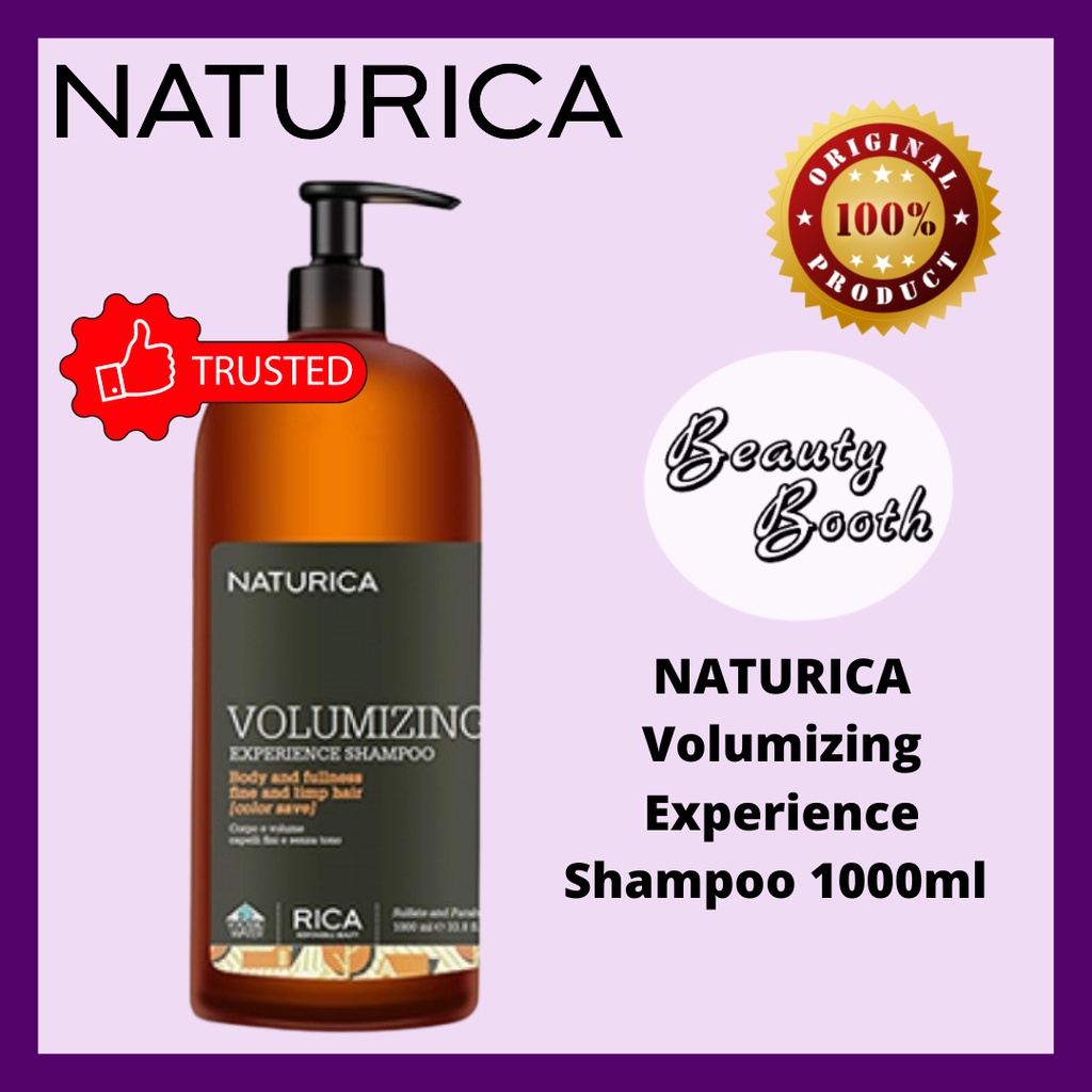 NATURICA Volumizing Experience Shampoo 1000ml | Shampoo Untuk Rambut Lepek