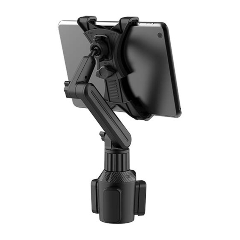 Zzz Adjustable Universal Gooseneck Car Cup Holder Mount GPS Bracket Otomotif Inner Leher Fleksibel Cradle-Untuk Tablet Ph