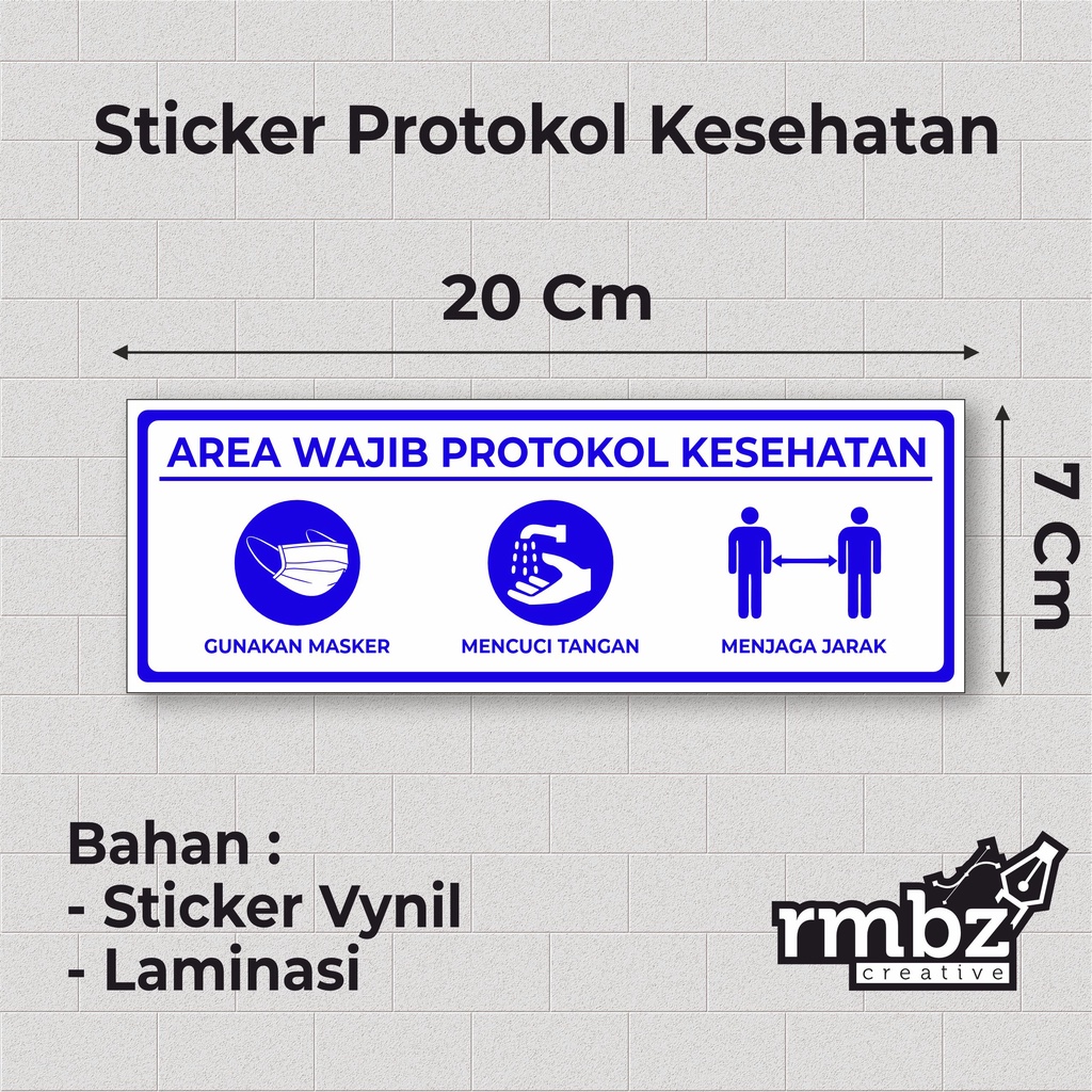 

Sticker Protokol Kesehatan