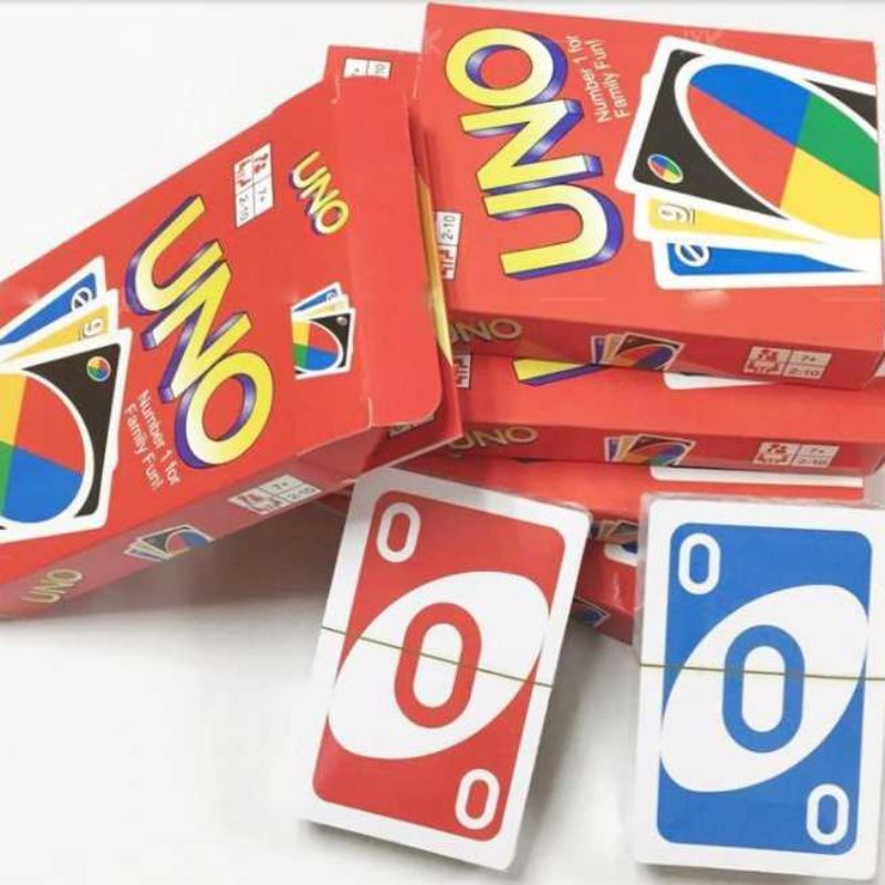UNO Card Game 2 Pack Set Permainan Keluarga Mainan Anak Kado Hadiah Present