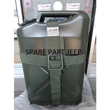 Tali Sabuk Jerigen Bensin Jeep Militer Millitary Willys US Army