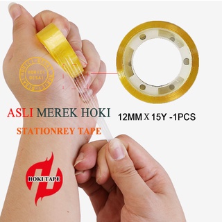 Stationery Tape 12 MM x 5 Yard/ 12 MM x 15 Yard/ 12 MM x 30 Yard/ 12 MM x 40YardSelotip / Isolasi /Solatip