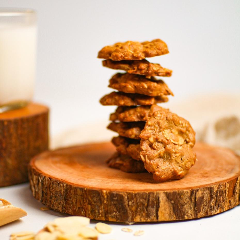 

➜Diskon✭ Oatmeal Cookies - Almond (225 gr) - LUCKYBITE 65 ➜