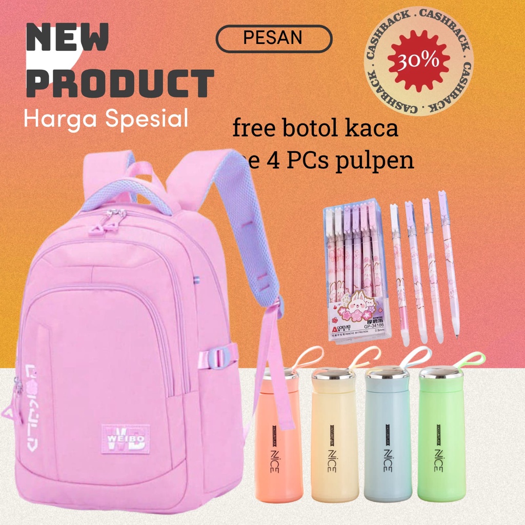 [PROMO] Ransel Laptop/ Ransel Kuliah Cartelo Import Murah Meriah Unisex model 8006
