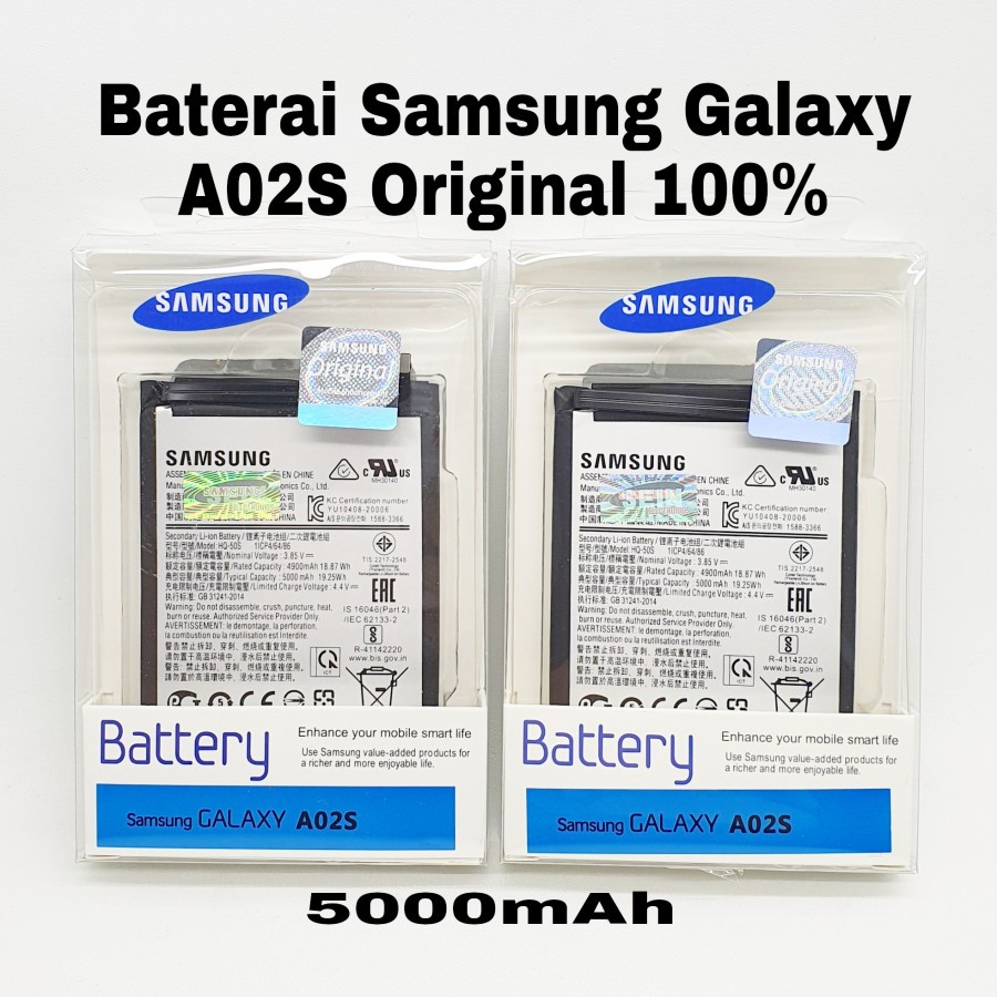 Baterai Samsung Galaxy A02S HQ-50S Original 100%