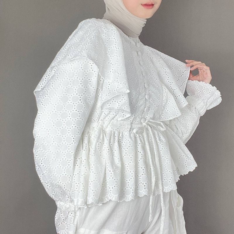 NAMY BLOUSE BY UNIQUELYMOZ (JUAL RUGI)