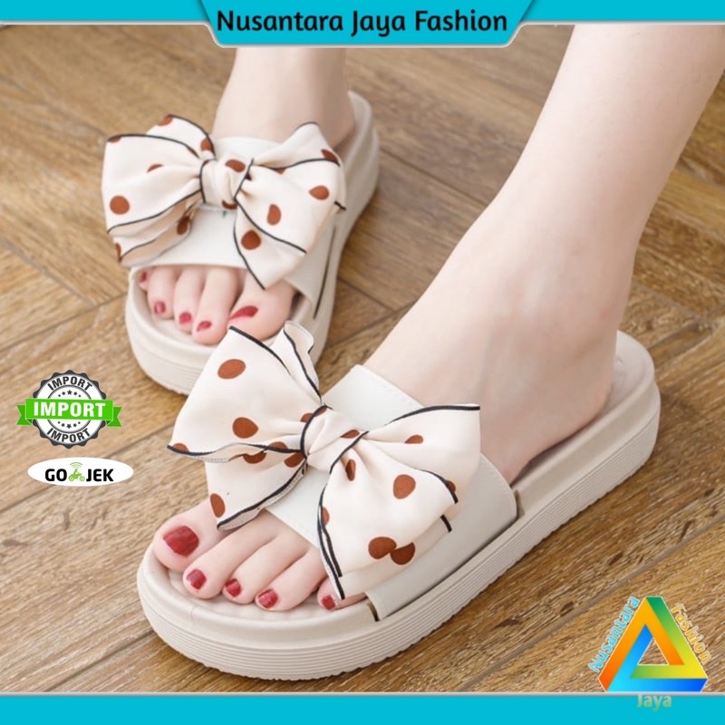 Sandal Wedges Wanita Model Pita Terbaru Balance 239-3