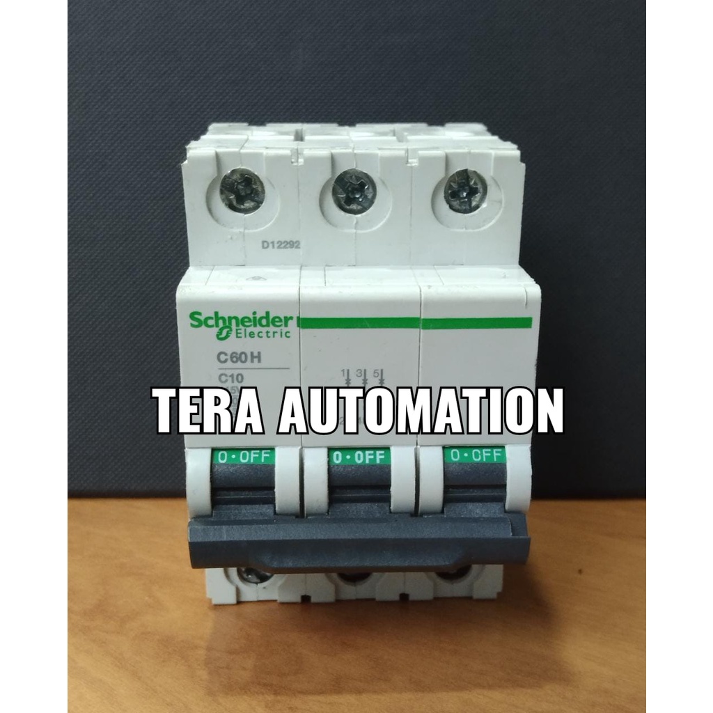 MCB Schneider 3P C60H 10A Made In India - 3 Phase 10 Ampere READY STOK