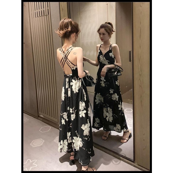 Baju Terusan Wanita Baju Pantai Baju Pesta Motif Bunga Real Pic