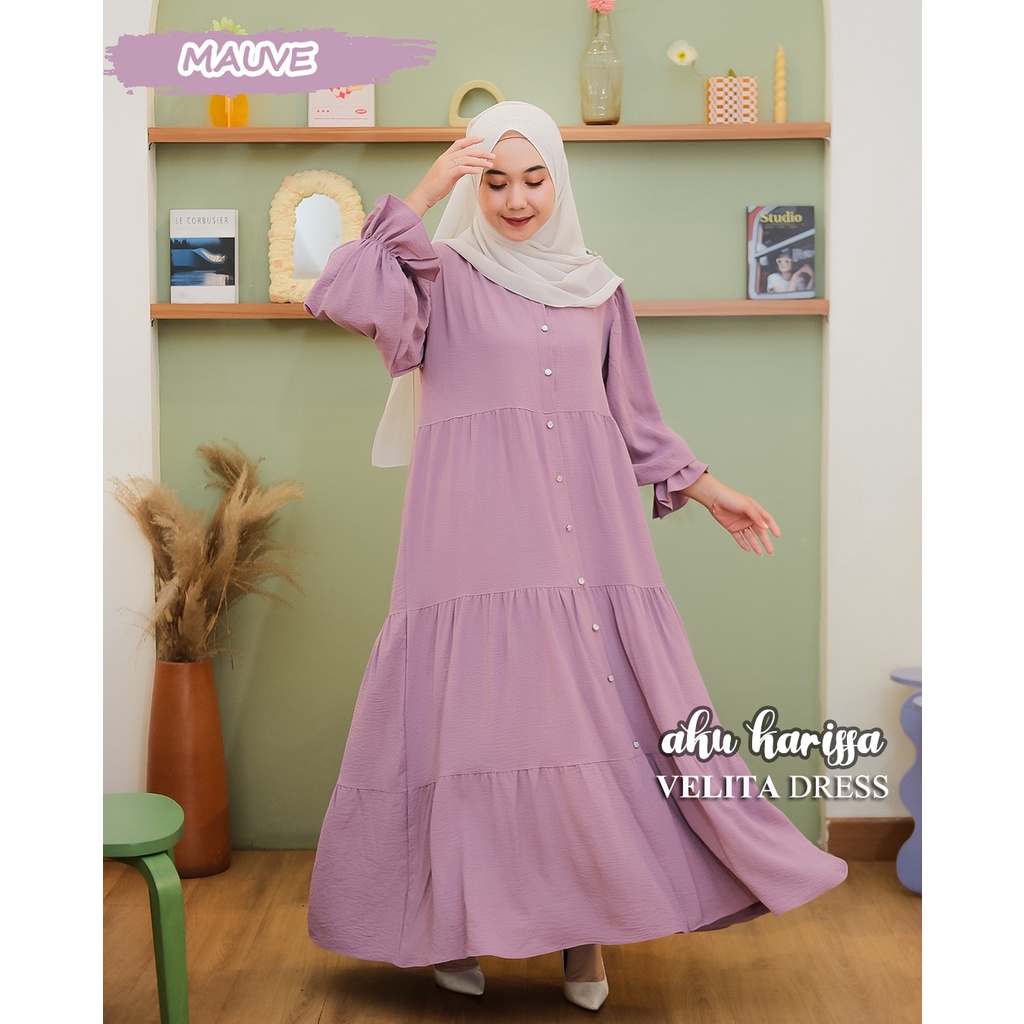 Velita Dress ORI AKU KARISSA Bahan Crinkle