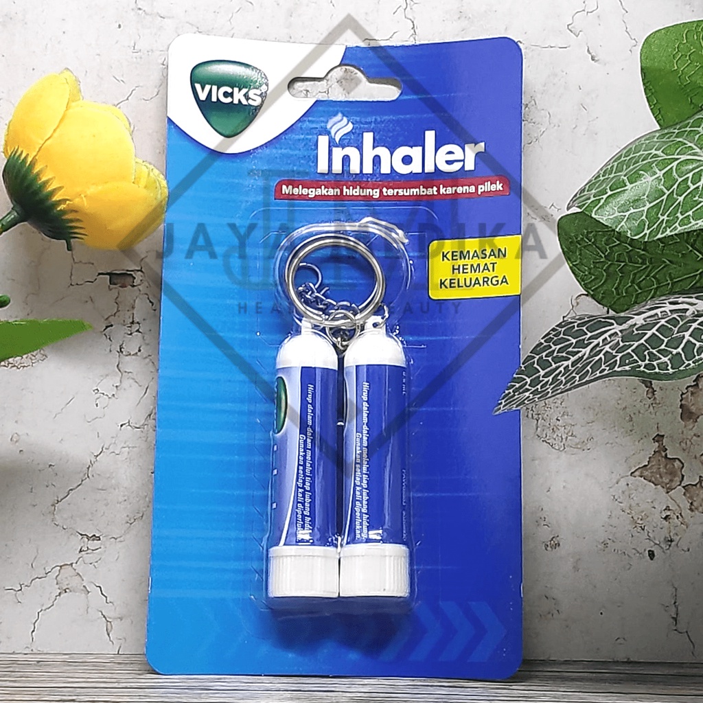 Vicks Inhaler Keychain Twinpack Isi 2 - Kemasan Hemat Keluarga