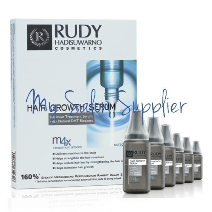 Rudy Hadisuwarno Hair Growth Serum isi 6 x 9ml   Serum Rambut