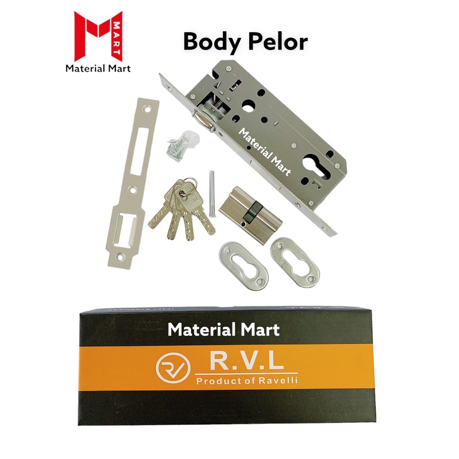 Body Pelor Besar Pintu 2 Double | Bodi Pelor Stainless Dua Double | Material Mart