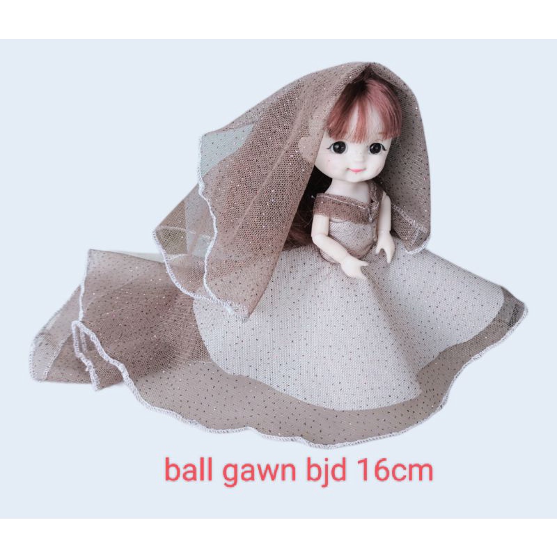 Ball Gawn Boneka Bjd 16cm