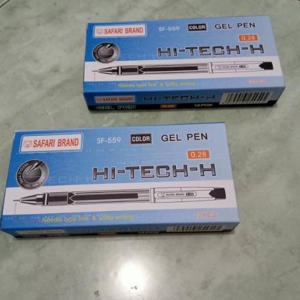 

Model Baru 12 Pulpen / Gel Pen Hi-Tech-H Hi-Tech Hi-Tec Hitec Safari HI Tech H KENKO BENEFIT 1pack ~