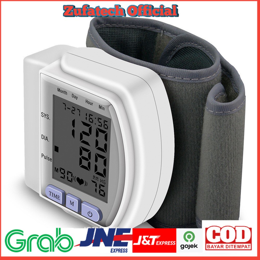 TECHNU Gelang Pengukur Tekanan Darah Elektronik Sphygmomanometer - CK-102S - White - OMHRAXWH