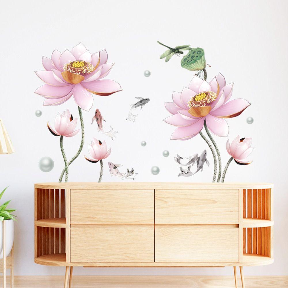 [Elegan] Wallpaper 2pcs/set Capung Hidup 3D DIY Dekorasi Rumah Sofa Latar Belakang Dinding Mode Di Dalam Ruangan Dekorasi Mural Decal