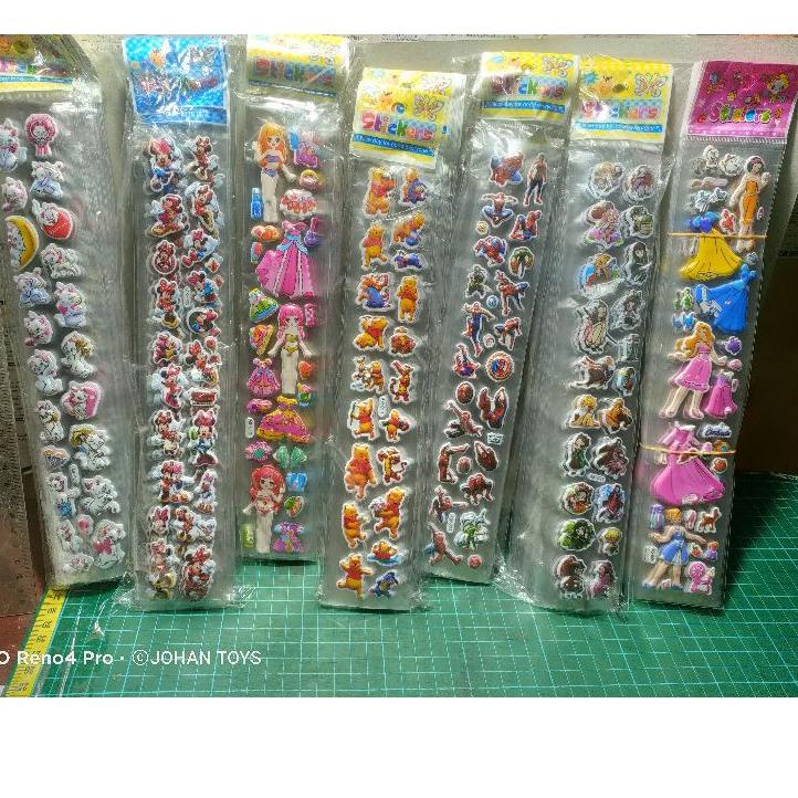 

[KODE 6QCQZ] Stiker Panjang 30 Cm isi 20 Pcs Grosir FFO