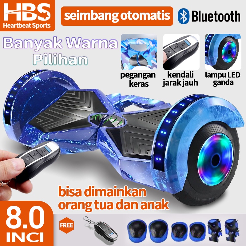 NEW Smart Balance Wheel 8 Inch /LED Smart Balance Hover Board Hoverboard /Bluetooth Speaker Hoverboa