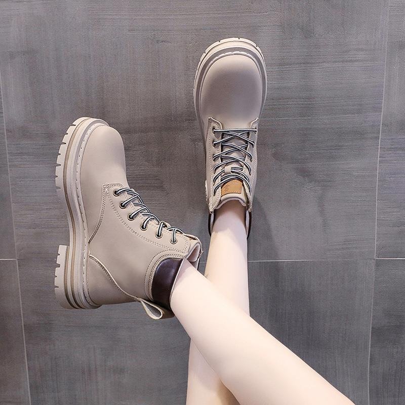 Sepatu Boot Wanita Fashion Sneakers Wedges Perempuan Casual Boots Tali Cewek Korean SP-241