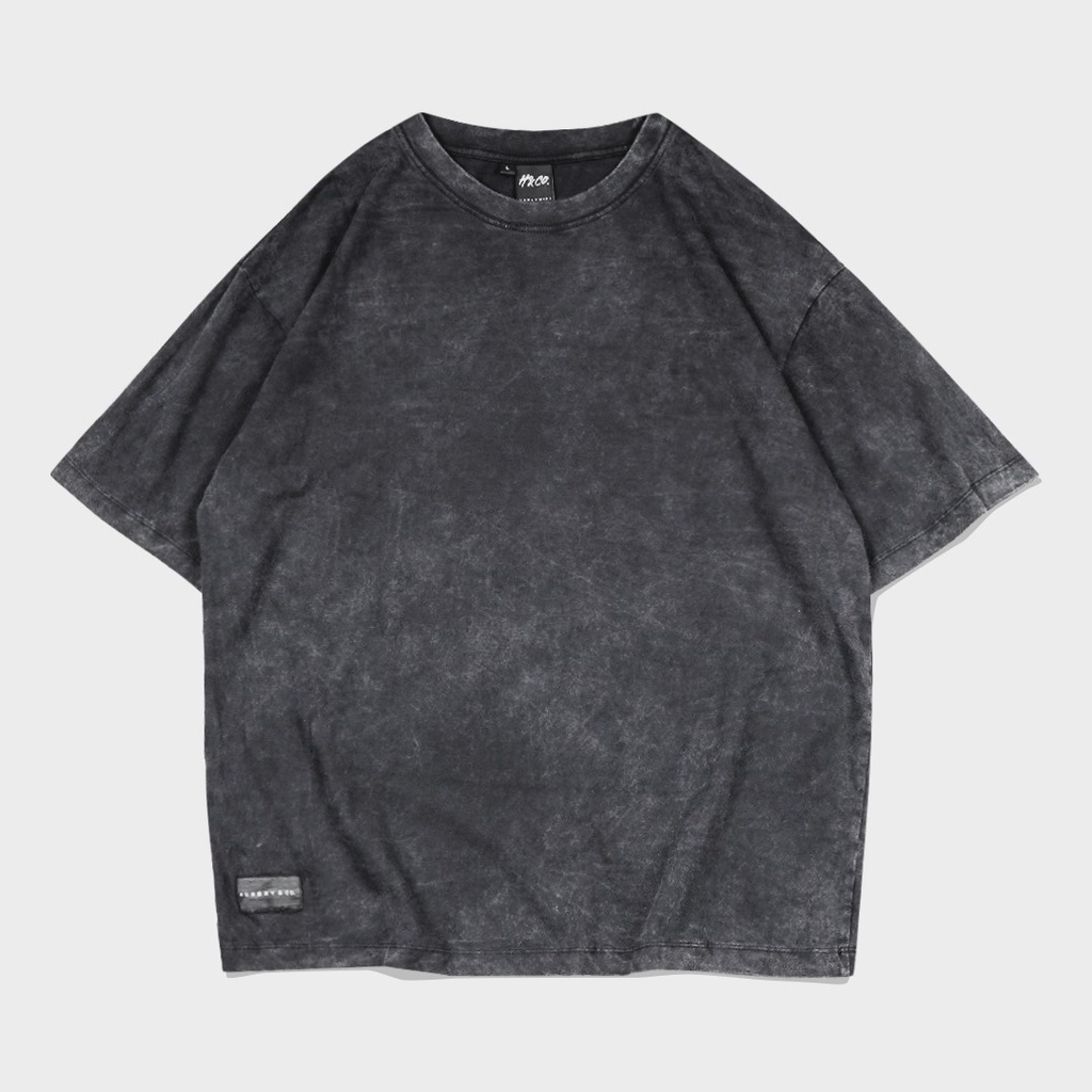 Hungry & Co. Stone Wash Basic / Kaos Pria / Kaos Polos / Wash Polos