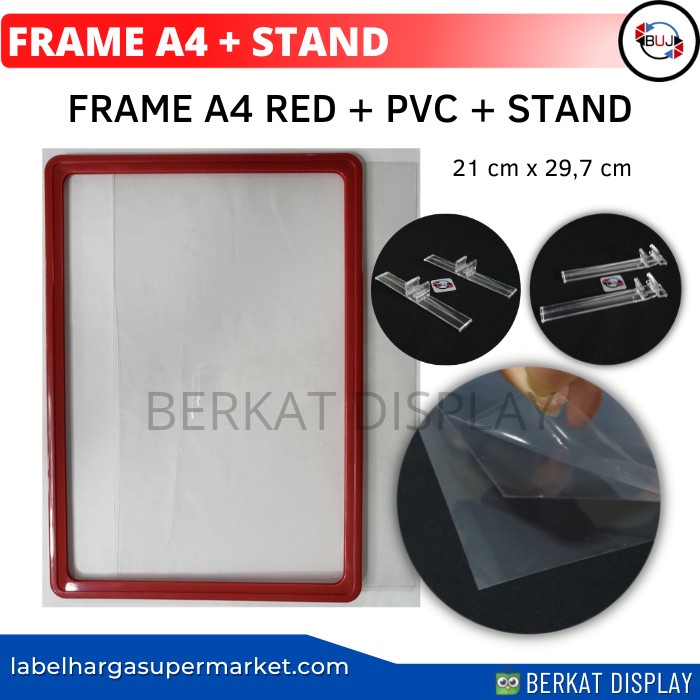 

DISPLAY PROMO FRAME A4 - TABLE DISPLAY A4 - DUDUKAN ACRYLIC