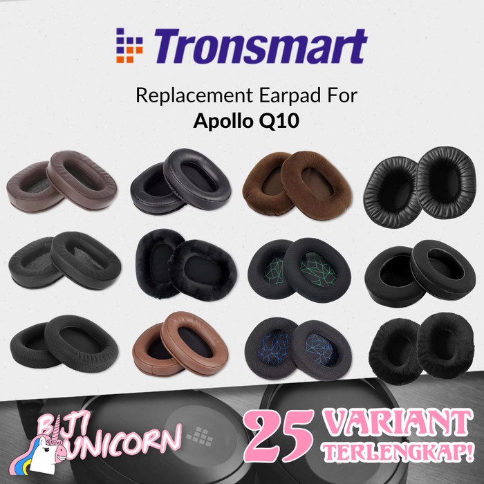 Earpad Earcup Ear Cushion Tronsmart Apollo Q10 Q 10 Bantalan Busa Foam