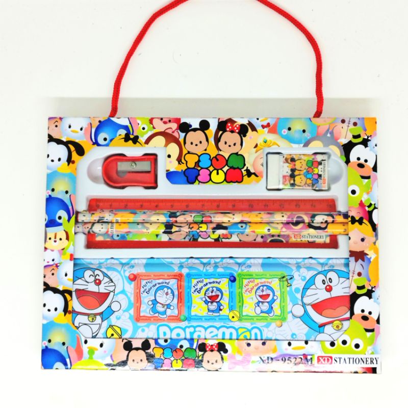 

Set Alat Tulis Anak Sekolah 5 in 1 Lengkap Karakter TSUM TSUM DORAEMON Ts1 MR Aesthetic