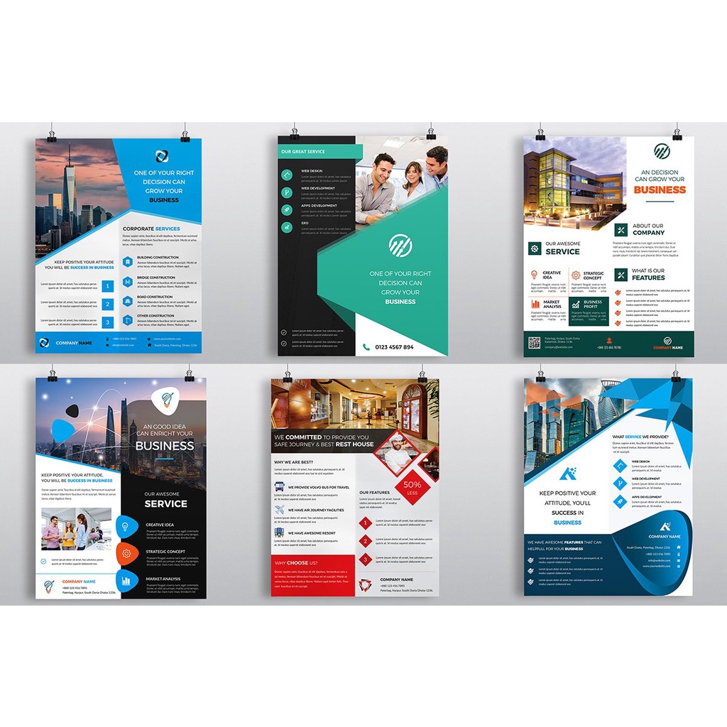 110+ Clean Business Flyers