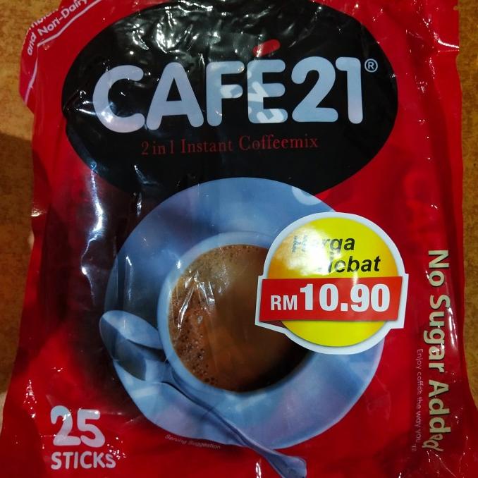 

CAFE21 instant coffemix 2 in 1 coffee + creamer non sugar
