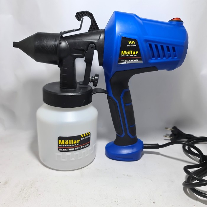 Spray Electric Spray Gun Mollar Esg300 Cat Listrik Tanpa Kompresor