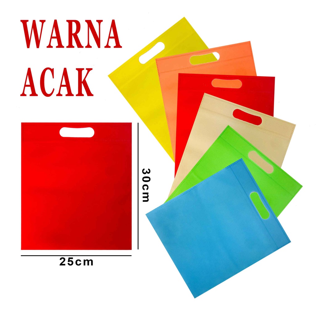 Tas Belanja * Tas Oval Kain * Tas Serbaguna * Tas Jinjing 1 pack 12pcs