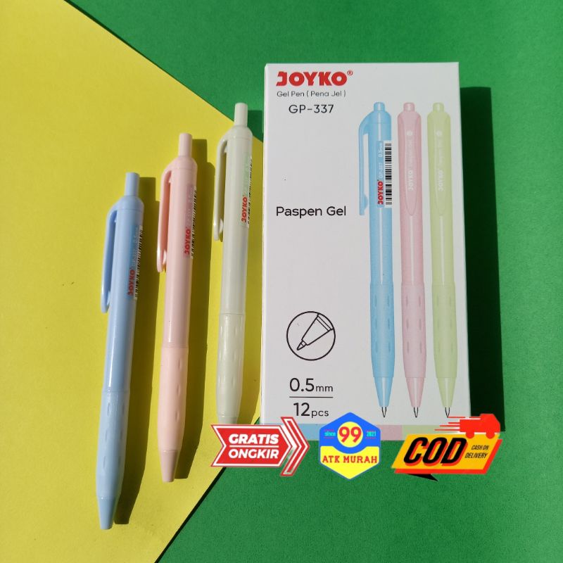 PASPEN Gel/Pulpen JOYKO BP-337/Ballpen/Pena/Pen Basah