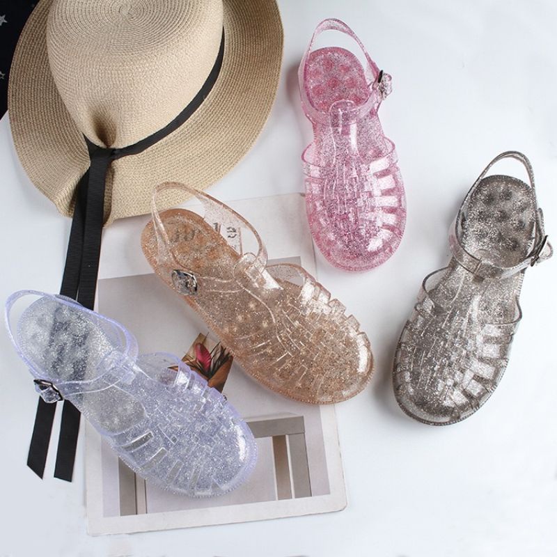 Sandal jelly Gladiator Melissa Glitter Couple Import High Quality S2