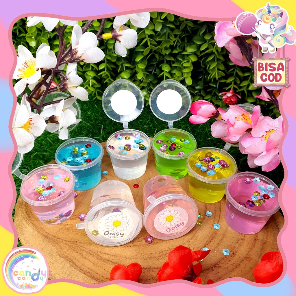 Slime Daisy Mini Cup 25ml by CandyCandy.idn