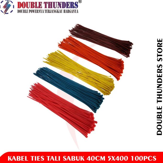 

DT Kabel Ties Tali Sabuk 40cm 5x400 isi 100pc dthund33 Ayo Order