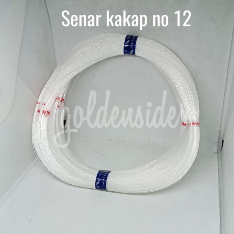 Senar plastik no 12 merek kakap per ikat kecil