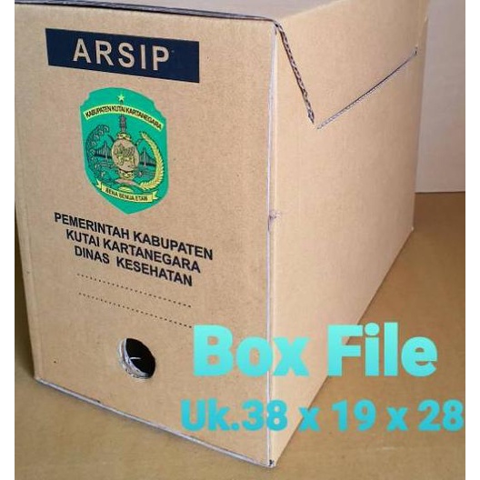 オ Box File Tebal 39x19x28 Kardus/Box/arsip/ArsipBPJS/FileBPJS/ArsipBesar/FileBesar ➤