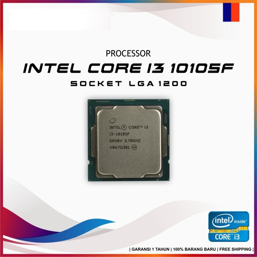 Processor Intel Core i3 10105F Tray + Fan Intel
