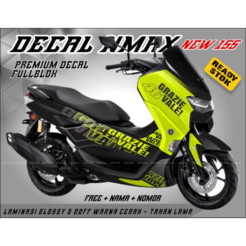 sticker decal variasi Yamaha NMAX new 2021 full body striping variasi decal nmax new