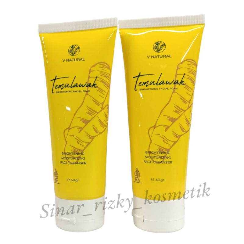 FACIAL FOAM TEMULAWAK V NATURAL 60 gr