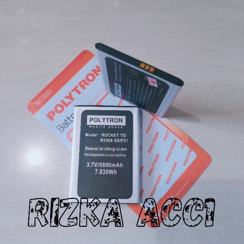 Baterai Batre Polytron Rocket T5 R2508 R 2508 PL-8Y5 PL8Y5 Original Battery Hp