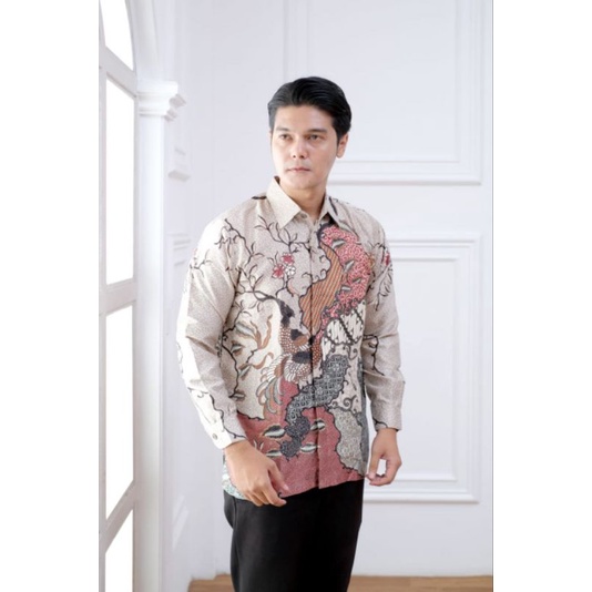 Kemeja Batik Semi Sutera Nyaman Dipakai Menyerap Keringat Full Furing