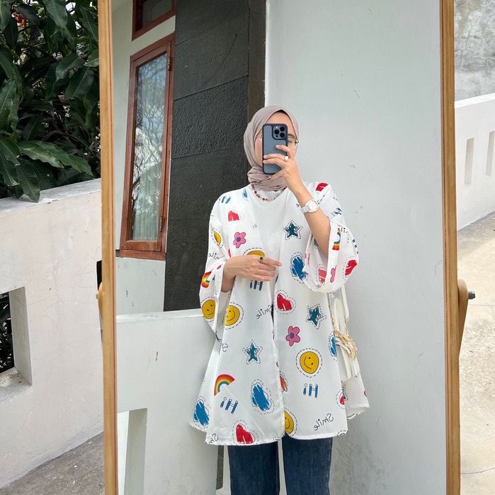 AURELIE BSHKA OUTER | Baju Wanita Terbaru