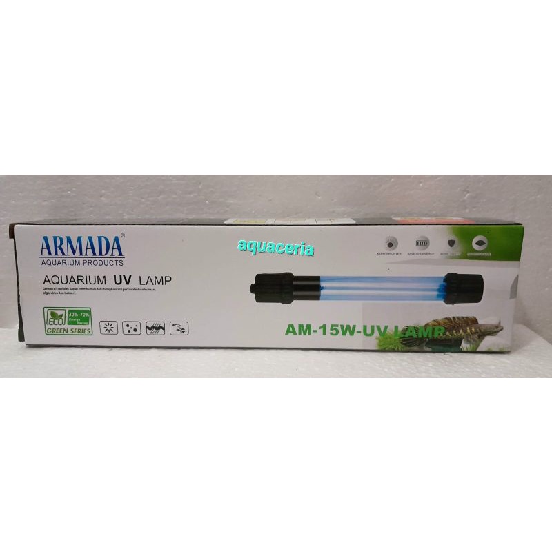 lampu UV ARMADA AM 15W membunuh alga kuman dan bakteri awet terlaris