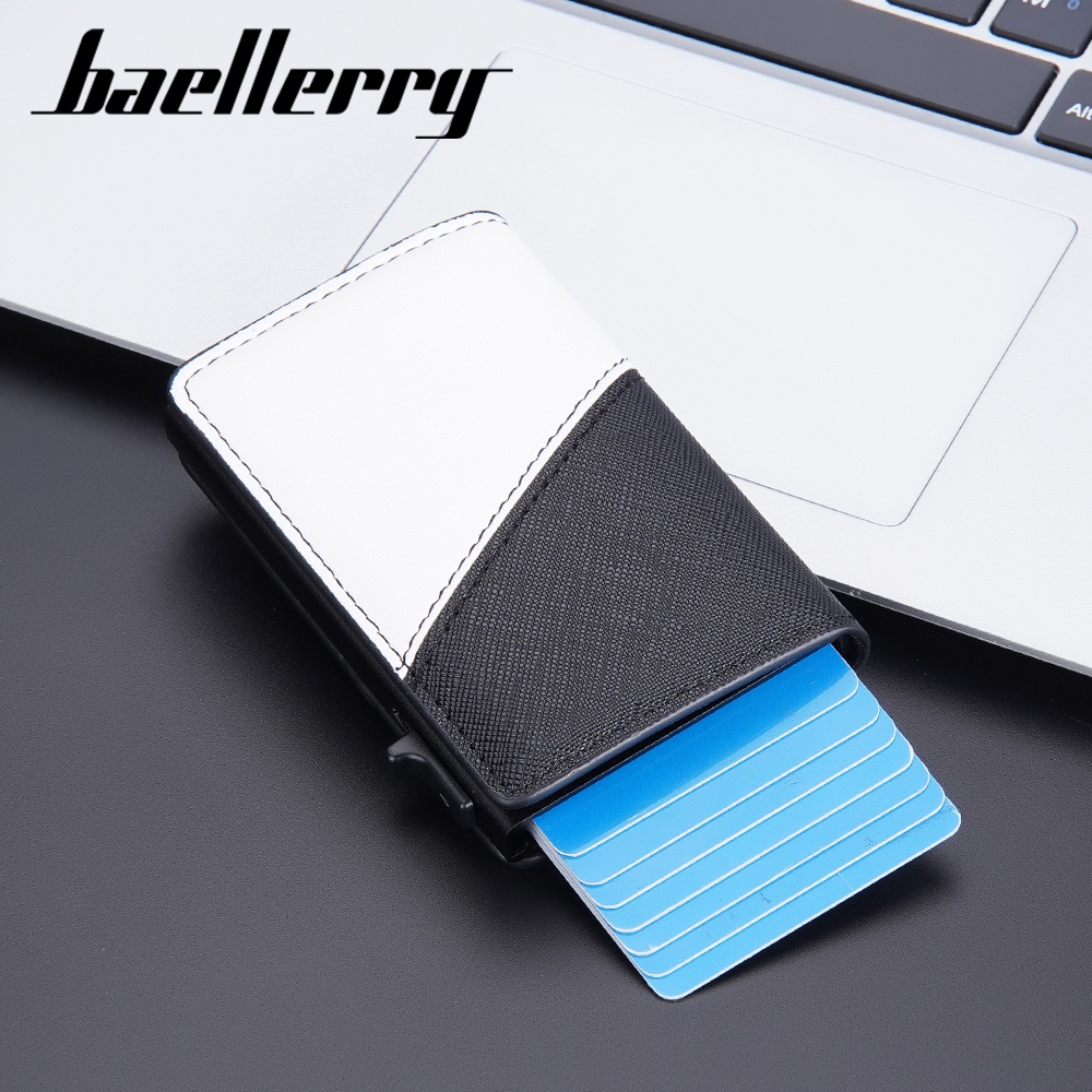 BAELLERRY K9220 Dompet Kartu Pria Bahan Kulit PU Leather Premium WATCHKITE WKOS